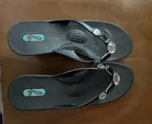 Oka-B Sandals Flip Flops Wedge