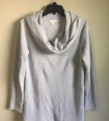 Maison Jules large grey turtleneck top