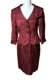 Maggy London  Suit Vintage ala Mad Men Sz 10