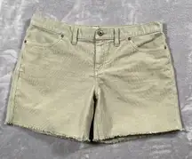 Carve Designs Shorts 10 Green Corduroy Cut Off Classic Casual Beach Coastal