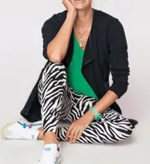 Cabi ATC Zebra Jogger #5868 Black & White‎ Size XL Athleisure Pull-on