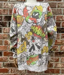 Looney Tunes graphic cartoon print pop art sweatshirt / XL / GUC*