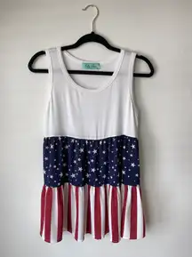 American flag Tank