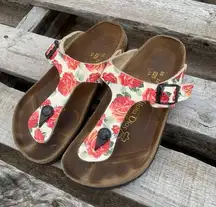 Birkenstock Silvia Dias Papillio rose sandals 35