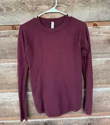 Lululemon Women’s Sit In Lotus Sweater Savannah Size 4 Merino Wool Breathable