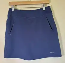 Annika Cutter & Buck Women's Interval Pull-On Skort Blue Size Medium