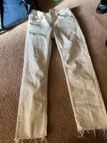 Zara white jeans 4