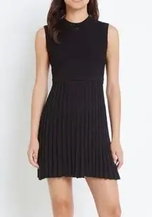 NWOT! Kerisma Pleated Black Mini Dress