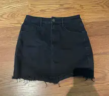 Garage Black Mini Skirt