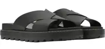 Sorel - Roaming Criss Cross Slide in Black, US 9