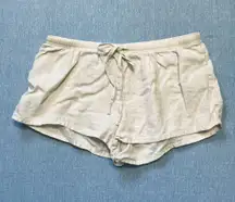 John Galt Mary Lou Linen Shorts in Light Pink