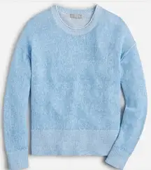 J. Crew cotton linen blend beach‎ sweater light blue