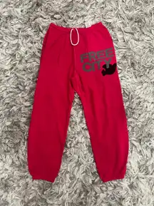 PINK  SWEATPANTS SIZE M