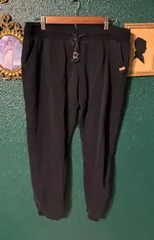 Tentree Joggers Sz Large Black Organic Cotton