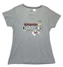 Fanatics Kansas City Chiefs Superbowl 54 Champions graphic T-shirt size Large