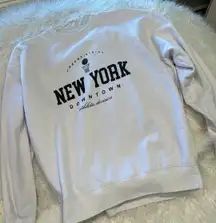 new york crew neck