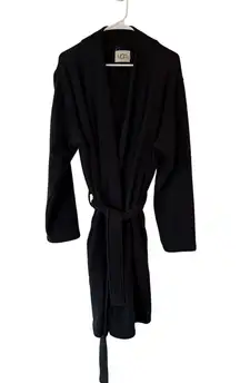 UGG Long Sleeve Tie Waist Casual Robe Black Women's Size Medium / Large