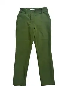 Haver & Blair Pull On Pants Small Green Polyester Spandex