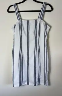 Forever 21 NWT  Navy Blue and White Striped Cute Casual Dress