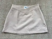 Princess Polly Cream Mini Skirt