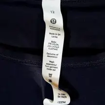 NEW Lululemon Wunder Train Cropped Long Sleeve Fade Sun Bleached Wash True Navy