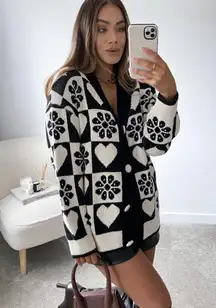 GORGEOUS ZARA NWT Jacquard Knit Jacket