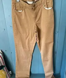 Anne Klein Tan Jeans Stretch Pants, Size 12