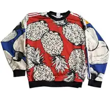 Adidas x Farm Rio Women's Pineapple Monstera Sweatshirt | Size XS