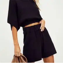 Free People Beach Black Shorts Size Small