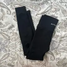 Alphalete black compression leggings size small