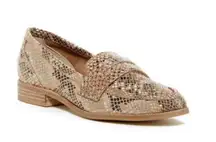 Seychelles Tigers‎ Eye Penny Loafer Snake Size 6