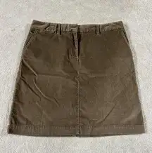 LL Bean Pencil Skirt Womens 18‎ reg Light Brown Vintage