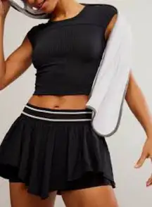 Free People Movement Sultry Skort in Black.  Size Large 
NWT