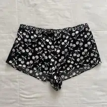 Victoria's Secret  Black And White Cherry Print Sleep Shorts size XS