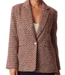 SAM EDELMAN Women's One-Button Willow Blazer  M