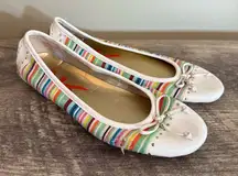 Free W/ any Purchase Anne Klein “Buttons” Ballet Bow Flats Women’s Sz 8.5 Multi
