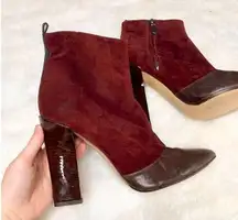 Reed Krakoff Maroon Heeled Boots