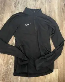 Nike Quarter-Zip Dri-Fit Running Top Black