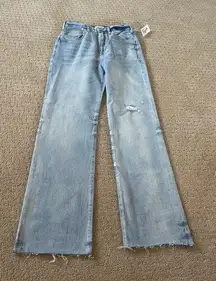 NWT!! FRAME Le Jane High Rise Straight Fit Jean Size 28 Bin 219