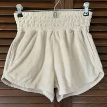 Abercrombie & Fitch Cream High Waist Shorts