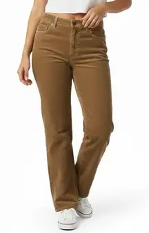 Vintage Jones New York Corduroy Pants Womens 10 Brown Straight Leg Stretch Fall