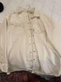 Levi's White Denim Jacket