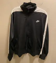 Nike  Grey & White Zip Up Track Jacket Size XL New Without Tag