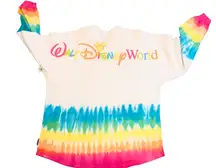 Walt Disney World Parks Dip Dye Adult Spirit Jersey Rainbow Lemon ICON Fresh NWT