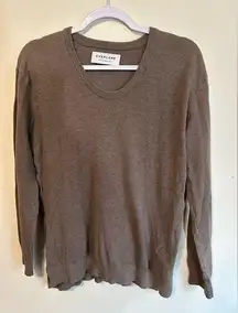 Everlane‎ Cashmere Blend Pullover Sweater Brown Size Medium