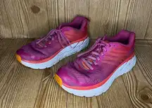 Hoka One One Clifton 6 Pink Running Shoes sneakers 
Women’s 8