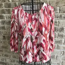 J Jill  Front Button Cardigan Sweater Vintage