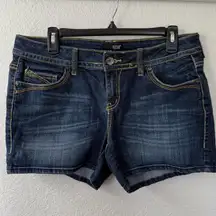 a.n.a Dark Blue Jean Shorts