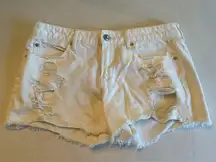 Articles of Society White Distressed Shorts size 27