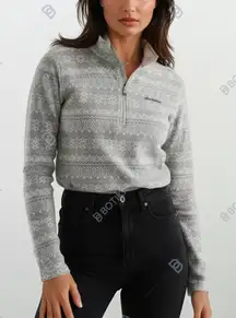 Columbia Long Sleeve 1/2 Zip T-shirt/ sweatshirt size medium